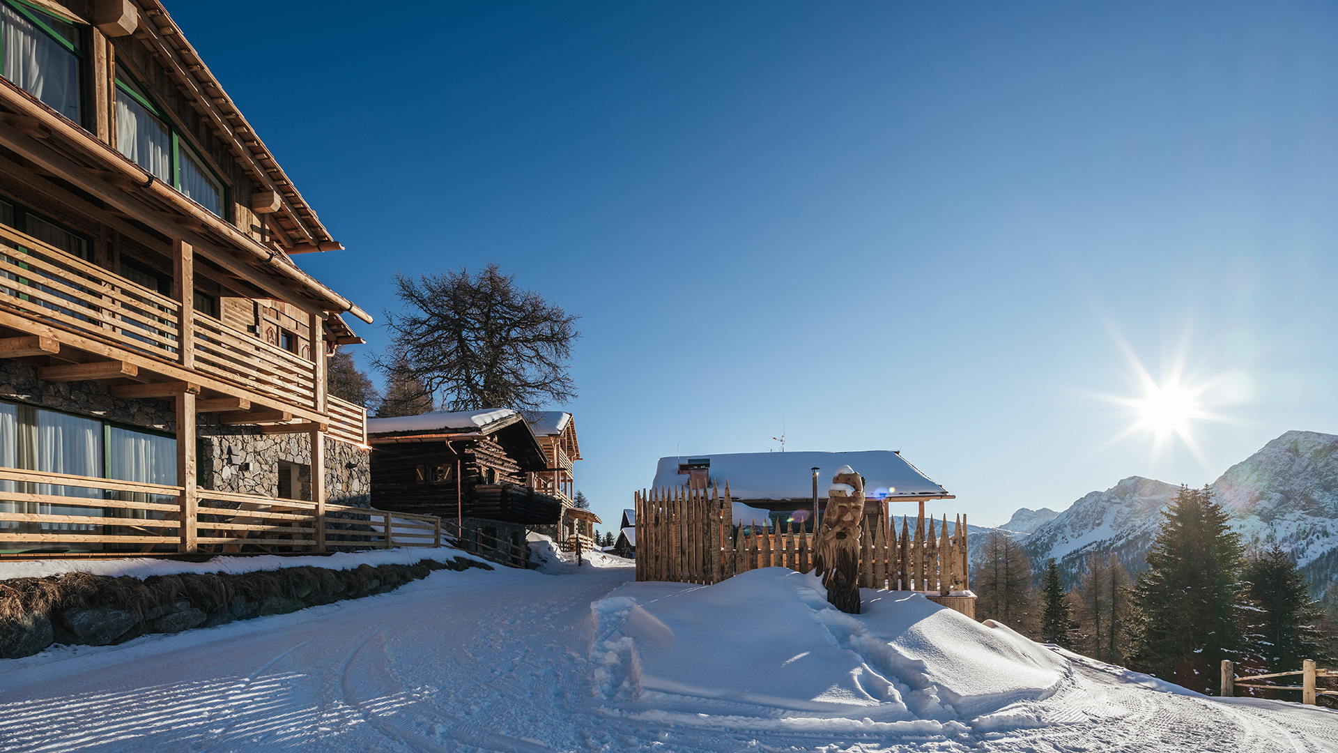 Bergwiesenglück Chalets Winterurlaub See Paznauntal Tirol