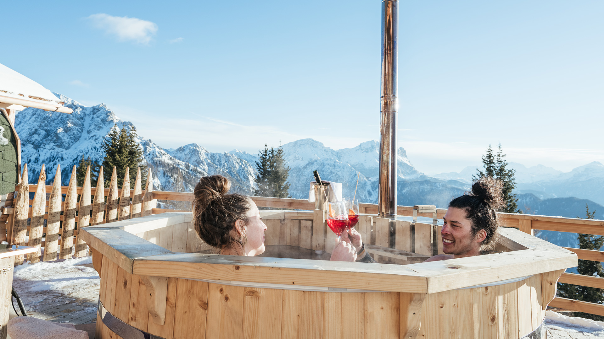 Bergwiesenglück Chalets Winterurlaub See Paznauntal Tirol