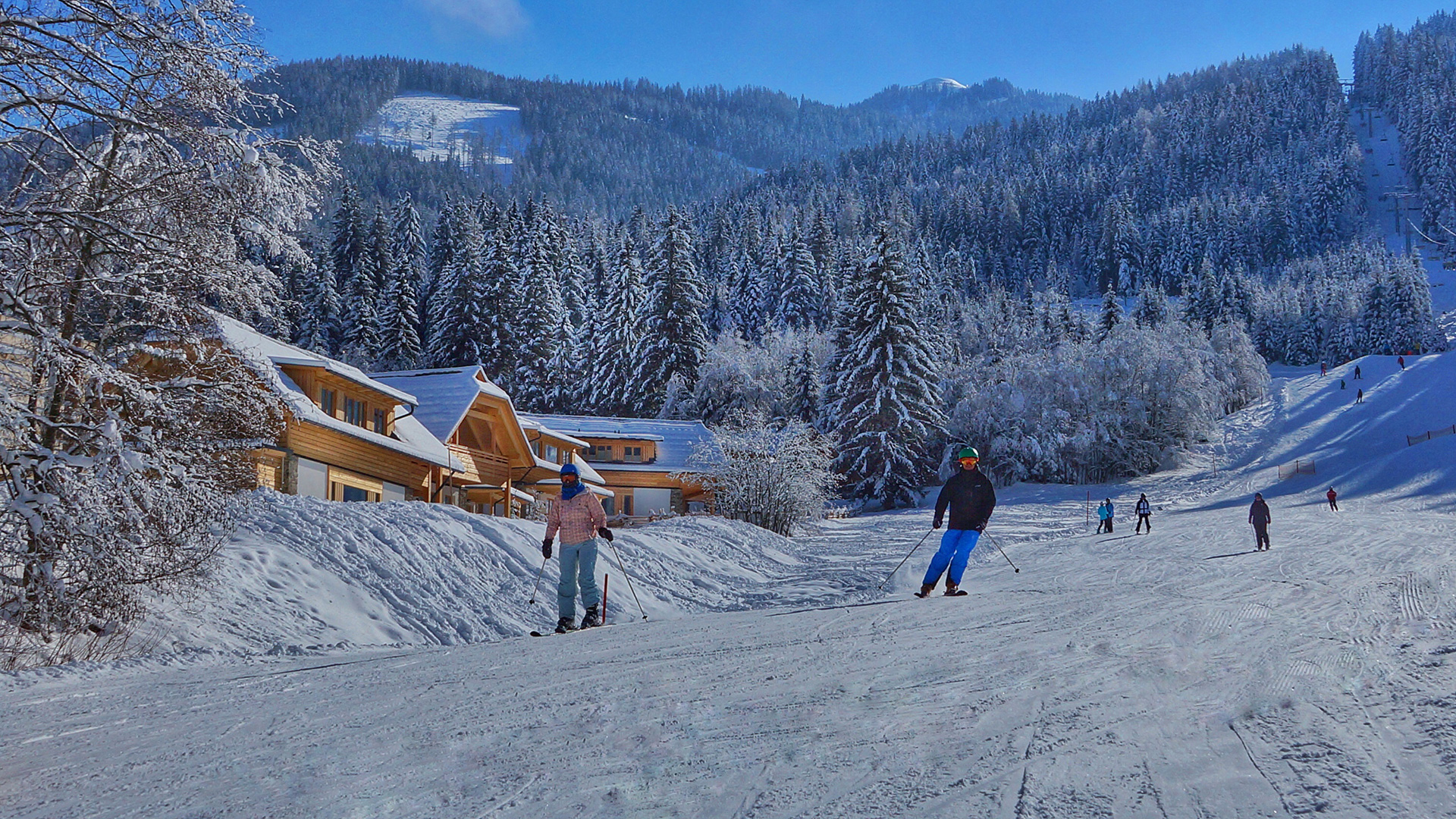 Bergwiesenglück Chalets Winterurlaub See Paznauntal Tirol